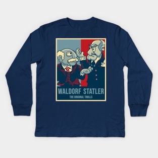 Waldorf And Statler Kids Long Sleeve T-Shirt